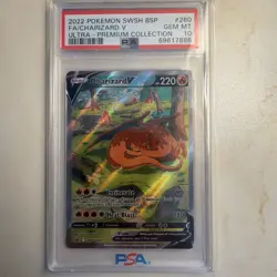 Pokemon English Swsh Ultra Premium Collection #260 Charizard V PSA 10 - Image 1