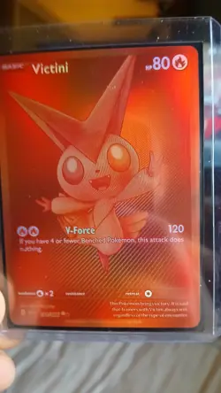 Pokemon TCG Victini Full Art Holo Black Bolt 171/086 English Edition - Image 3