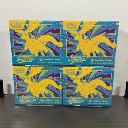 4x Lot Ascended Heroes Pokemon Center Exclusive ETB Elite Trainer Box - Image 1
