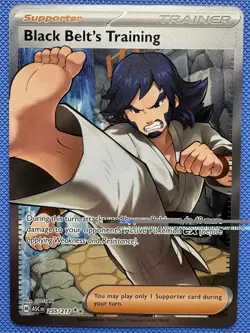 Pokemon Black Belt's Training 255/217 2026 Full Art Holo Rare English - Image 1