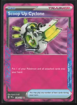 Pokemon TCG Scoop Up Cyclone 128/131 - Prismatic Evolutions - Ace Spec Holo - Image 1