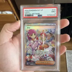 2024 POKEMON JAPANESE LACEY SV7 131/102 SAR PSA 9 - Image 1