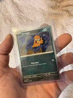Scraggy SVP 186 Cosmos Holo two cosmos swirls!!!- Pokemon Black Star Promo - NM - Image 5