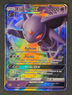 Espeon GX 61/149 Pokemon TCG Ultra Rare SM Base Set Near Mint - Image 1