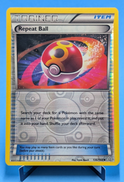 Repeat Ball 136/160 Pokemon TCG 2015 Uncommon Reverse Holo Primal Clash NM - Image 1