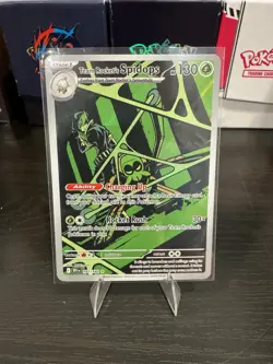 Team Rocket’s Spidops 187/182 Pokemon Destined Rivals IR NM - SHIPS FAST 🔥💨 - Image 1