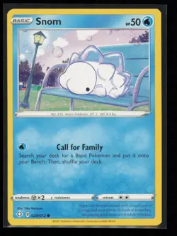 Snom 029/072 Pokemon Shining Fates Common Near Mint - Image 1