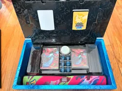 Pokemon Mega Charizard X UPC Ultra Premium Collection Playmat Sleeves Deck Dice - Image 1