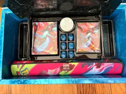 Pokemon Mega Charizard X UPC Ultra Premium Collection Playmat Sleeves Deck Dice - Image 2