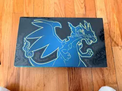 Pokemon Mega Charizard X UPC Ultra Premium Collection Playmat Sleeves Deck Dice - Image 3