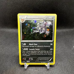 Pokemon 2016 Black Star Promo Umbreon #XY96 Cosmos Holo LP - Image 1