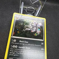 Pokemon 2016 Black Star Promo Umbreon #XY96 Cosmos Holo LP - Image 5