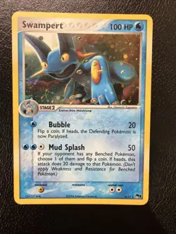 Pokemon TCG Swampert 5/17 Pop Series 1 Holo Rare Promo 2004 MP - Image 1