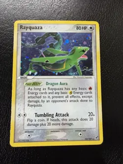 Rayquaza 22/107 Holo Rare Pokemon Ex Deoxys Theme Deck Jetstream MP - Image 2