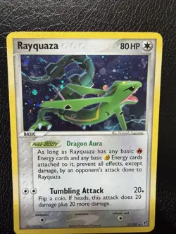 Rayquaza 22/107 Holo Rare Pokemon Ex Deoxys Theme Deck Jetstream MP - Image 3