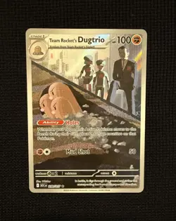Team Rockets Dugtrio 239/217 ASCENDED HEROES (NEAR MINT) Pokemon - Ready To Ship - Image 1