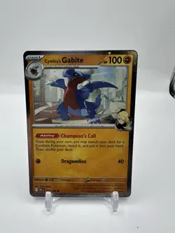 Cynthia’s Gabite 103/182 *SWIRL* Destined Rivals Cosmos Holo Pokemon TCG NM/M - Image 3
