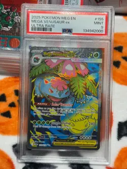 Mega Venusaur Ex 155/132 Ultra Rare - Pokemon TCG Mega Evolution NM Psa 9 - Image 3