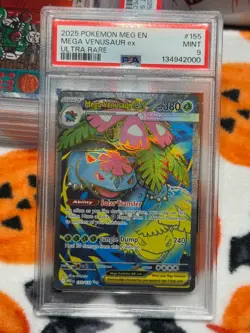 Mega Venusaur Ex 155/132 Ultra Rare - Pokemon TCG Mega Evolution NM Psa 9 - Image 4