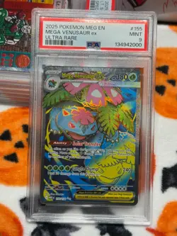 Mega Venusaur Ex 155/132 Ultra Rare - Pokemon TCG Mega Evolution NM Psa 9 - Image 5