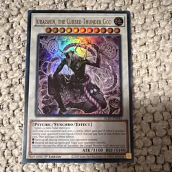 Yu-Gi-Oh! Konami Juraishin Cursed Thunder Ultra Rare 1st ALIN-EN043 - Image 1