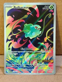 Bulbasaur - (Mega Evolution Stamped) 133/132 Miscellaneous Cards & Products Holo - Image 1