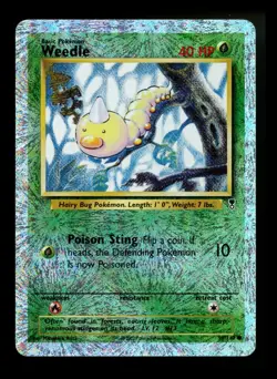 Weedle 99/110 Legendary Collection 2002 Reverse Holo Pokemon Card TCG - Image 1