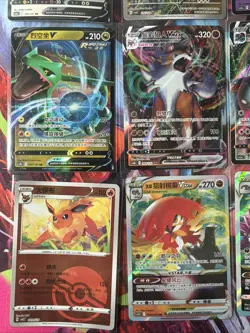 Pokemon 16 Card Lot nm V Max Mega Amazing Ex HOLO Rare Hits Only F99 - Image 3