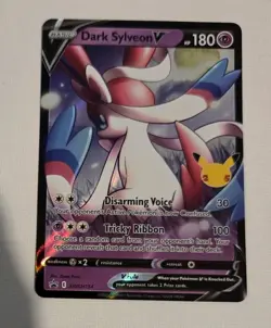 Dark Sylveon V SWSH134 SWSH: Sword & Shield Promo Cards NM - Image 1