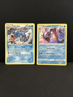 Pokemon TCG Gyarados Ancient Origins #20 & Burning Shadows #33 Holo - 2 Card Lot - Image 1