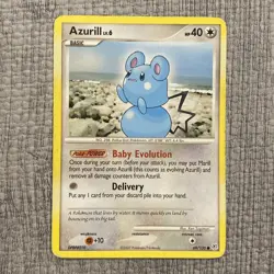 Pokemon TCG Azurill 69/130 Diamond & Pearl Basic 40 HP 2007 Common Card - Image 1