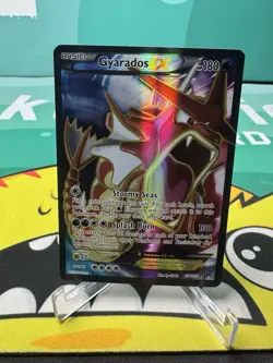 Gyarados EX TCG Full Art Holo Card XY Breakpoint 2016 114/122 - Image 1