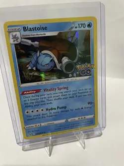 Blastoise - Pokemon GO 017/078 Holo NM 2022 Pokemon TCG - Image 1