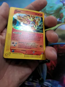 ENTEI 2002 POKEMON E-CARD SERIES AQUAPOLIS RARE HOLO H8/H32 LP+ Lovely! - Image 3