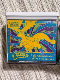 2 Pokemon Ascended Heroes Pokemon Center PC Exclusive ETB IN HAND + Etb Case - Image 2
