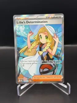 Lillie's Determination 169/132 Full Art Holo Ultra Rare NM 2025 Pokemon ME01 - Image 1