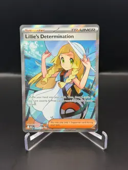 Lillie's Determination 169/132 Full Art Holo Ultra Rare NM 2025 Pokemon ME01 - Image 2