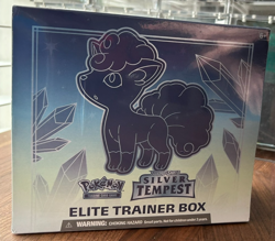 Pokemon Sword & Shield SILVER TEMPEST ETB Elite Trainer Box Sealed with Acrylic - Image 2