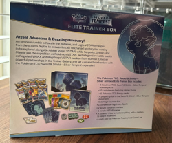 Pokemon Sword & Shield SILVER TEMPEST ETB Elite Trainer Box Sealed with Acrylic - Image 4