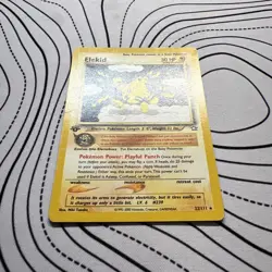Pokemon Elekid 22/111 Neo Genesis - 1st Edition - LP/MP - Image 2