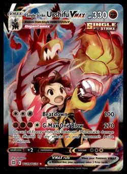 Pokemon TCG Brilliant Stars #TG19/TG30 Single Strike Urshifu VMAX Holo NM - Image 1
