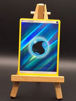 Pokemon TCG Water Energy Reverse Holo - 2019 Hidden Fates - Image 1