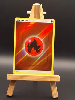 Pokemon TCG Fire Energy Reverse Holo Hidden Fates 2019 - Image 1