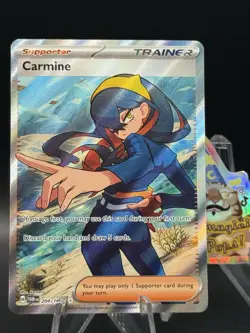 2024 Near Mint Pokemon Carmine UR 204/167 Sv06 Twilight Masquerade NM Ultra Rare - Image 1