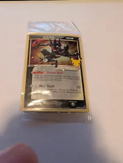Pokemon TCG Greninja Gold Star SWSH144 Celebration Promo Sealed - Image 1