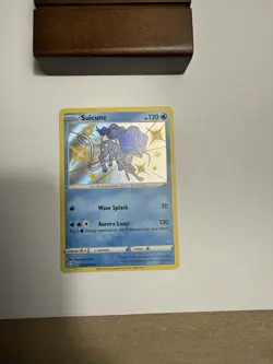 Pokemon TCG Suicune Holo Rare Shining Fates Baby Shiny Vault SV022/SV122 - Image 3