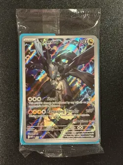 N's Zekrom 031 Ascended Heroes ETB Promo Pokemon Center Stamp - SEALED IN HAND - Image 3