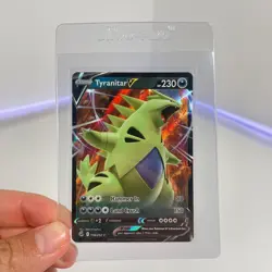 Pokemon TCG Tyranitar V Fusion Strike 158/264 Holo Ultra Rare - Image 1