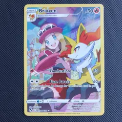 Pokemon Braixen Ultra Rare SWSH12: Silver Tempest Trainer Gallery TG01/TG30 - Image 1