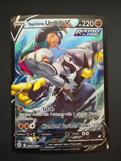 Rapid Strike Urshifu V TG20/TG30 Pokemon Brilliant Stars Trainer Gallery Holo NM - Image 1